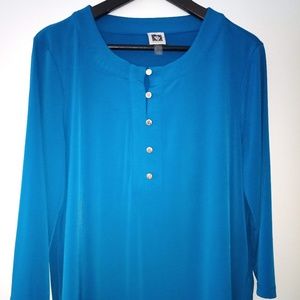 Anne Klein Women's Long Sleeve Top
